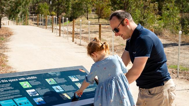 The 700m Minkarra Park path will link Black Rd and Chandlers Hill Rd. Picture: Supplied