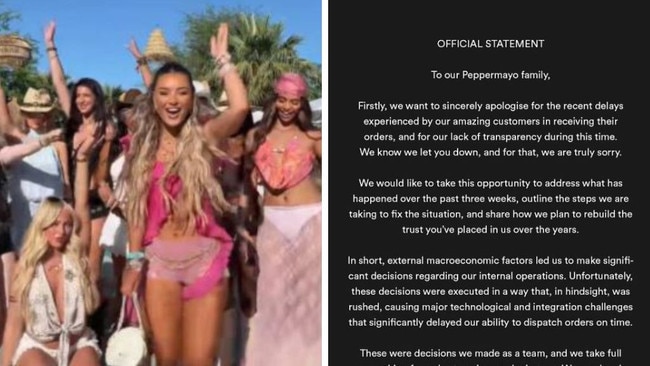 Brand apologises for huge order backlog
