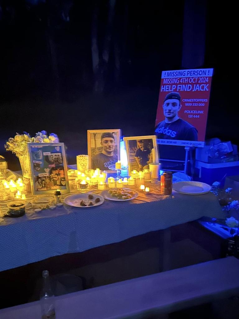 Vigil for missing Murgon man, Jack McLennan, held at Fick's Crossing on Saturday, January 8, 2025. Source: Facebook