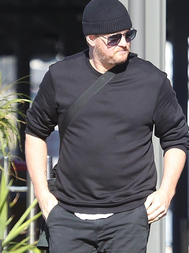 Buble went incognito dressing in all-black for the Sunday outing. Picture: Faith Moran/Backgrid