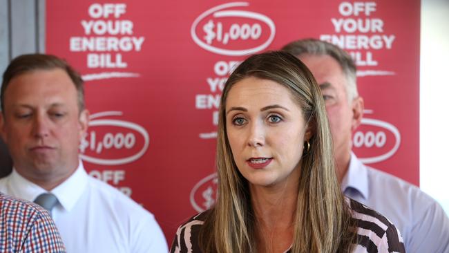 Queensland Housing Minister Meaghan Scanlon with the Queensland Premier Steven Miles. The pair are on the Gold Coast on Saturday morning to announce new fast-tracked housing. Picture: Adam Head