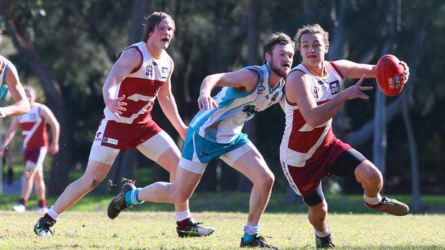 Penrith Rams AFL team plays Manly Warringah Giants.