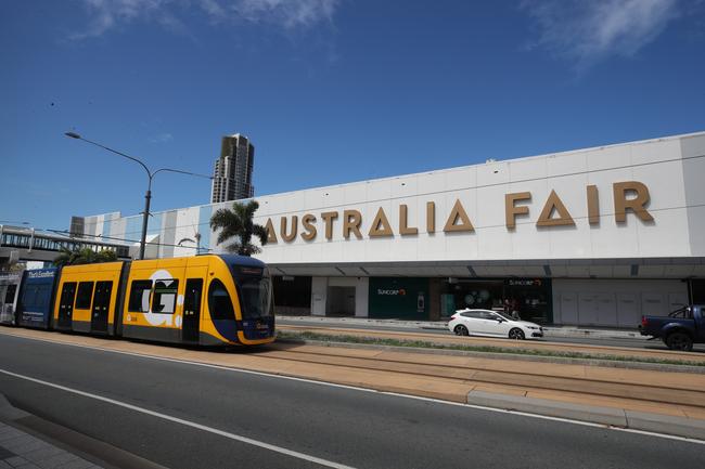 The exterior of an aging Australia Fair shopping centre at Southport. Picture Glenn Hampson