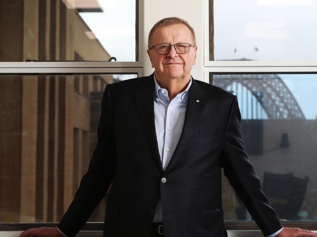 John Coates will devote his energy to the BRisbane 2032 Olympics after the Paris Games. Picture: John Feder