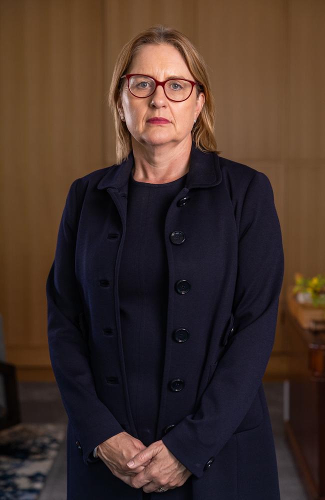 Premier Jacinta Allan denies she was too slow to respond to the crime crisis in Victoria. Picture: Jason Edwards