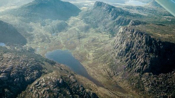 Lake Malbena in the Walls of Jerusalem National Park. Picture: Bob Brown