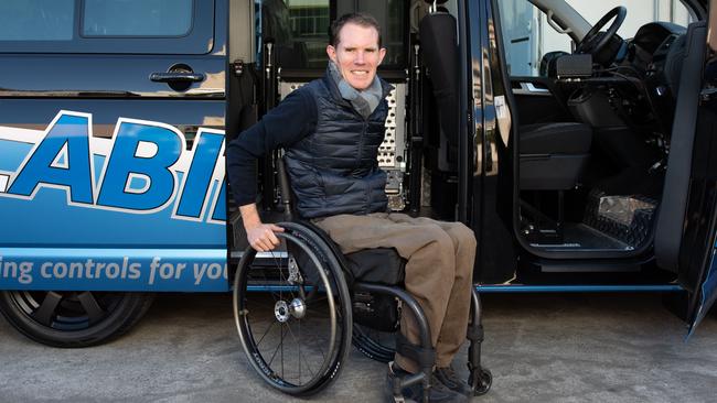 Paul Crake is the founder of one of three Australian companies working to modify vehicles for drivers with a disability. Picture: Monique Harmer