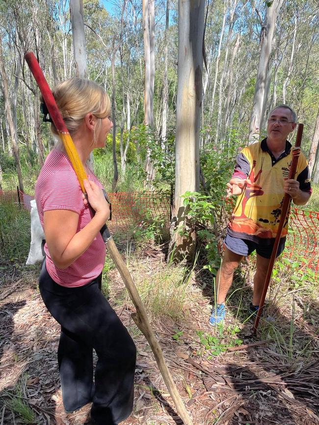 'Gympie Pyramid' / Djaki Kundu Tour with Senator Larissa Waters on Thursday April 15. Photo: Kristen Camp