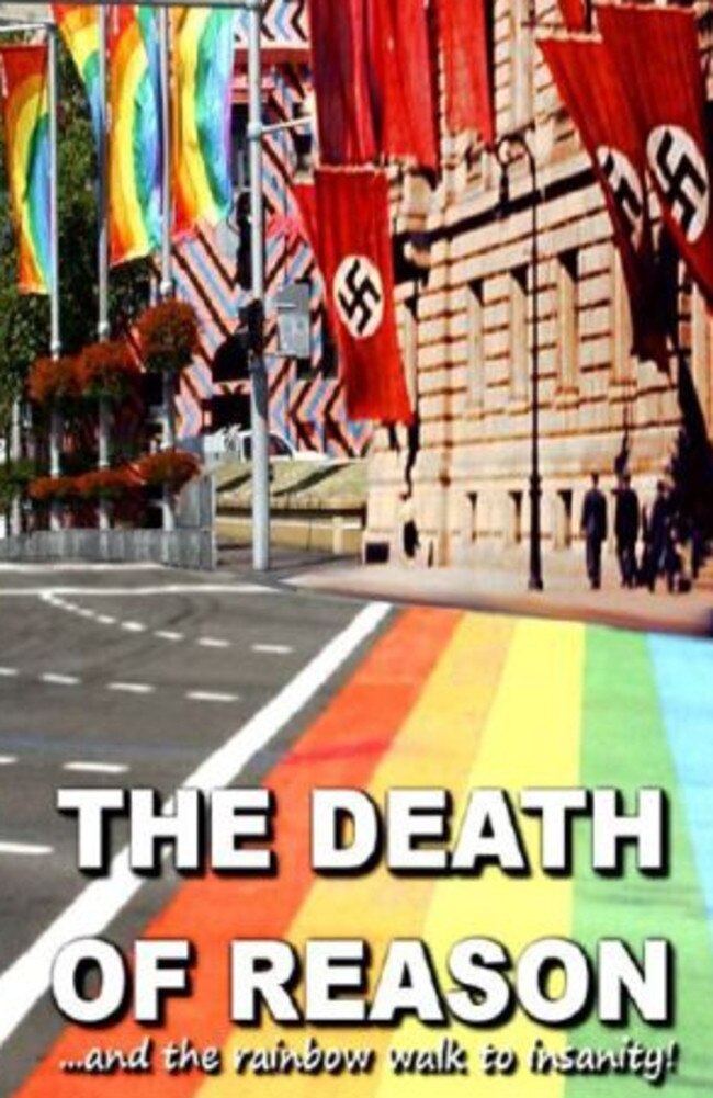 Homophobic flyers have been stuffed into letterboxes throughout St Kilda.
