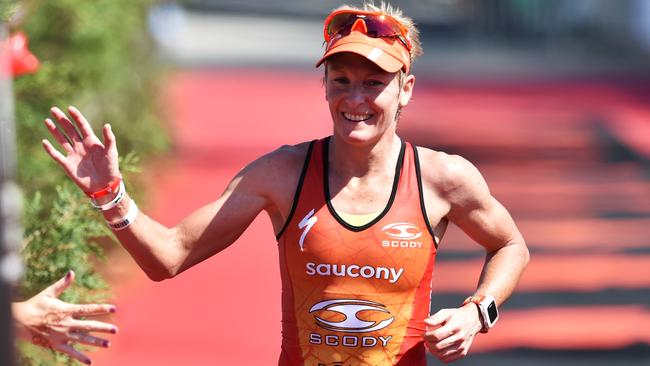 Mel Hauschildt is one of the favourites for the Hawaii ironman women’s title.