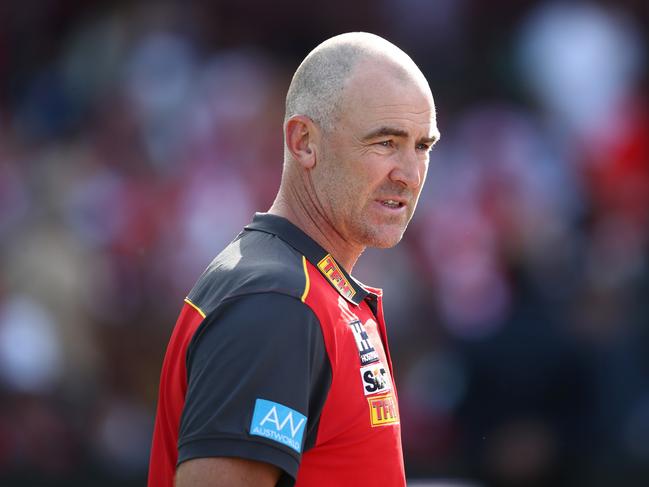 Steven King wants to end his tenure as Suns interim coach with a win over North Melbourne. Picture: Jason McCawley/AFL Photos/via Getty Images