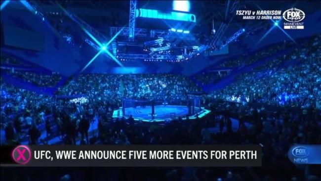 Perth to host UFC & WWE events