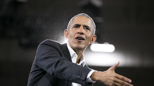 This month Obama will campaign for candidates in Georgia, Michigan and Wisconsin.