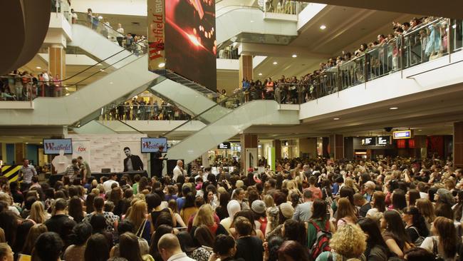 Superstar Ricky Martin caused chaos when he met with adoring fans at the centre in 2013.