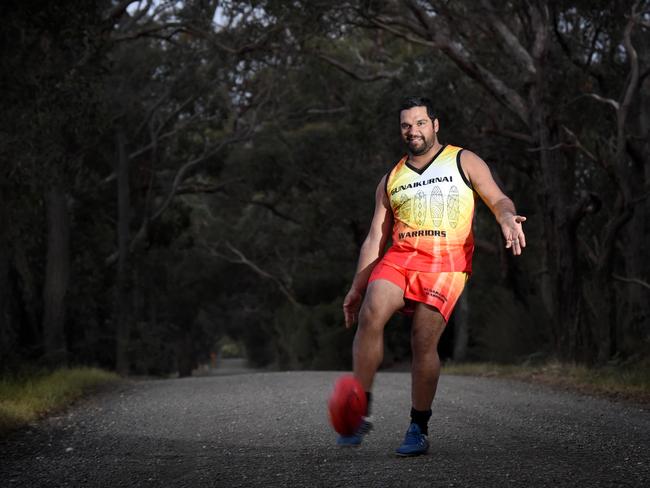 Max Solomon is the first country footballer to kick 100 goals for the season. Picture: Kylie Else