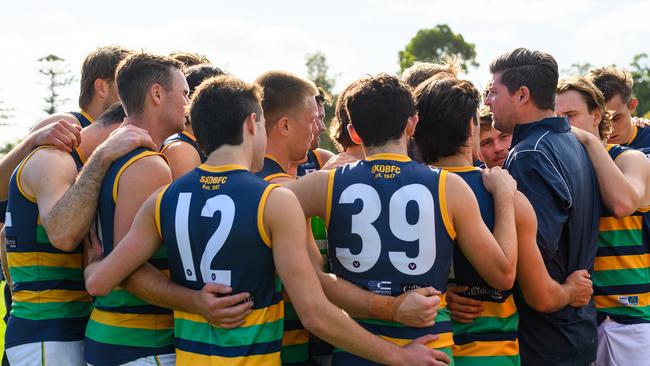 St Kevin’s coach Anthony Lynch is looking forward to the challenge of facing Old Brighton. Picture: Dennis Timm/VAFA