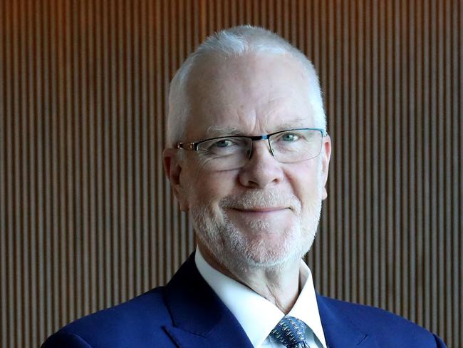 11/07/2018: ABC chairman Justin Milne before giving a speech on future of ABC at American Chamber of Commerce event in Sydney.Pic by James Croucher