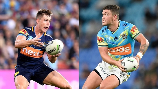 Gold Coast Titans AJ Brimson and Ash Taylor have caught the eye of Maroons coach Kevin Walters.