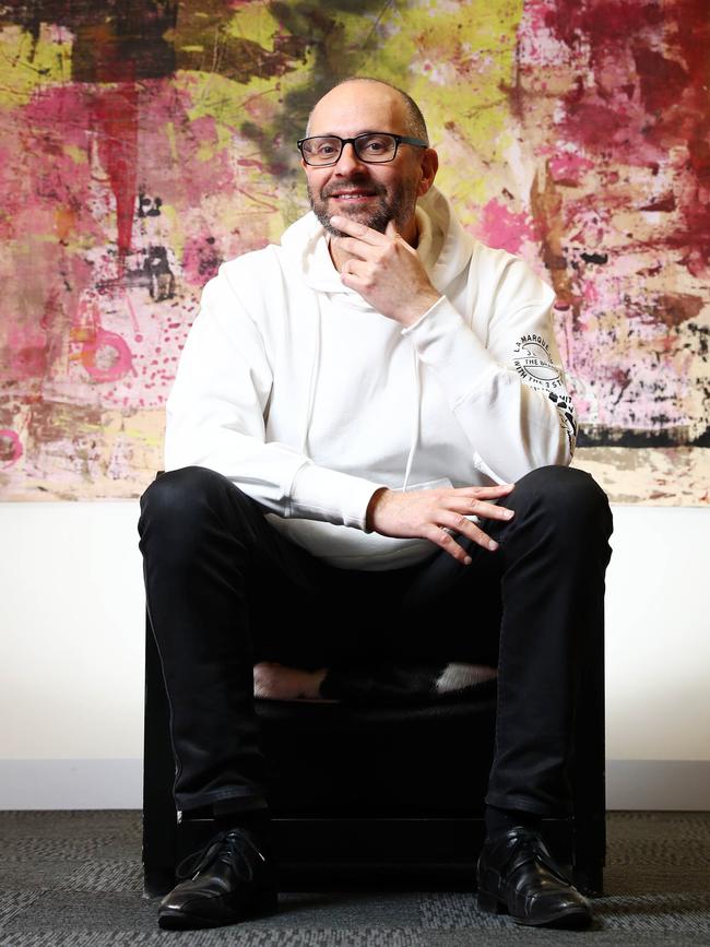 Alex Waislitz in his Melbourne office. Picture: Aaron Francis/The Australian