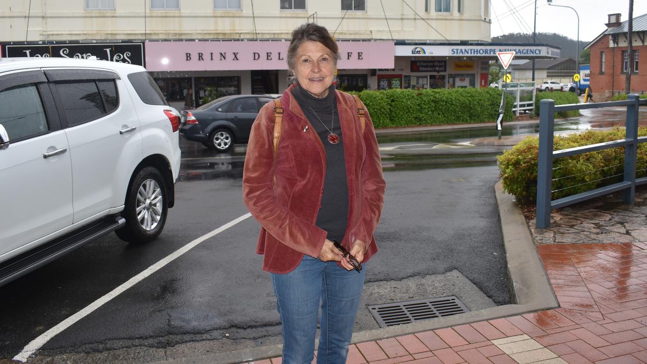 Sue-Ann Gilmour from Stanthorpe said the extreme hail is just one weather event directly related to climate change. Photo: Madison Mifsud-Ure / Stanthorpe Border Post