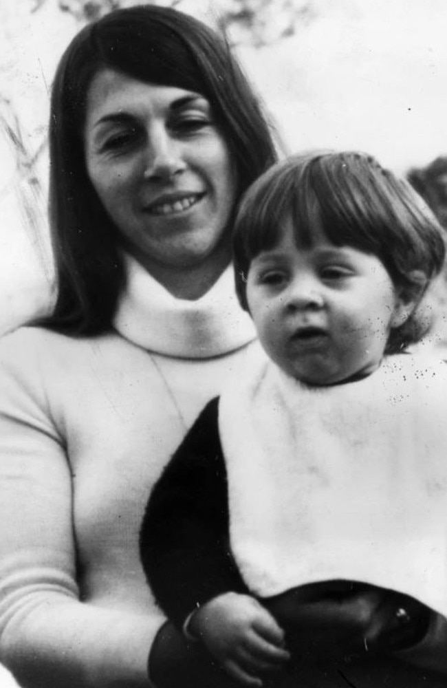 Easey St victim Suzanne Armstrong with son Gregory. Picture: Supplied