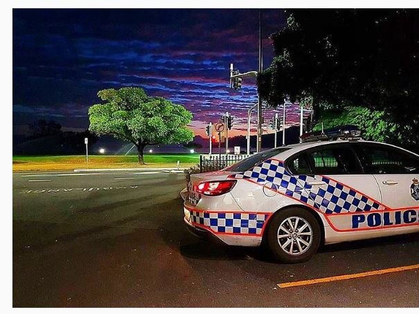 Generic images of Queensland Police vehicles, police tape and police uniform