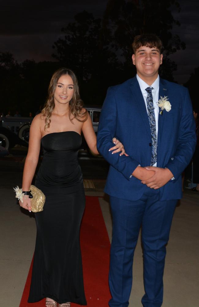 Ella Hagenbach and Jack Coleman at Assumption College's year 12 formal on April 22, 2025. Photo: Jessica Klein