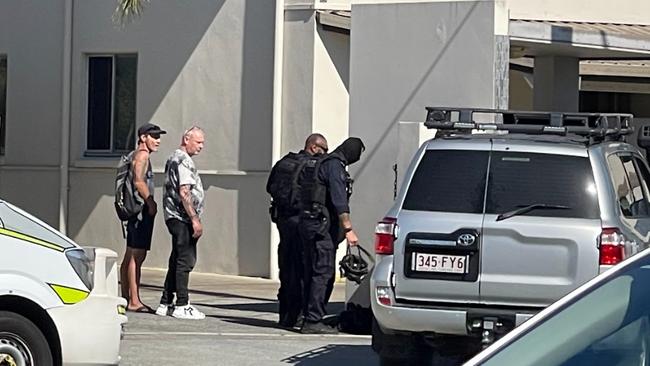 Picture of tactical police at a siege in Southport's High Street. Picture: Charlton Hart.