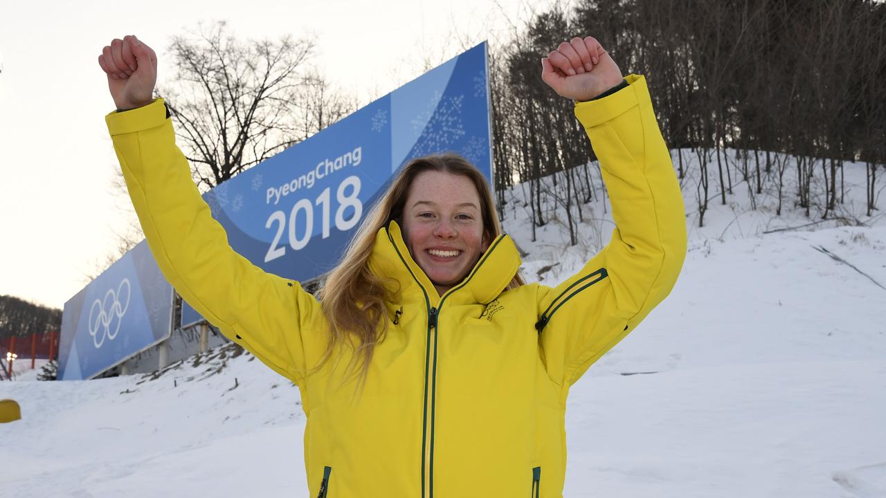 Tess Coady at the Pyeong Chang Winter Olympics. Picture: Steve Cuff