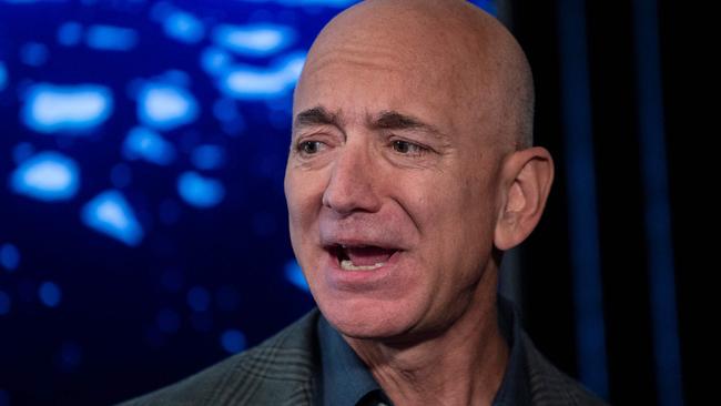 Jeff Bezos’ criticised the Carnegie Mellon professor’s tweets. Picture: Eric Baradat/ AFP.