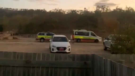 Emergency services were called to retrieve a man from the Mount Louisa walking trails. Photo: Supplied