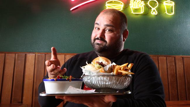 Jovan Curic, owner of Superior Burger. Pic: AAP Image/Robert Pozo