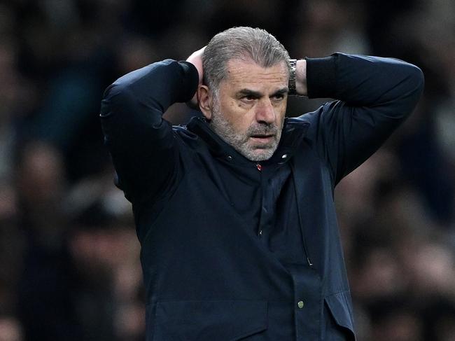 Ange Postecoglou’s time as Tottenham manager is over following his sacking. Picture: Shaun Botterill/Getty Images