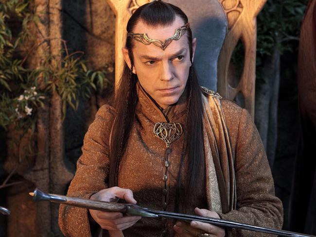 Hugo Weaving as Elrond in The Hobbit: An Unexpected Journey in 2012. Picture: AFP Photo/Warner Bros