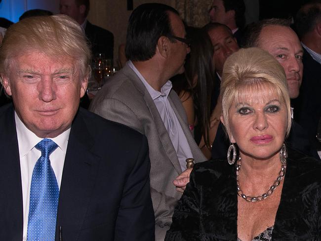 Donald Trump and Ivana Trump attended The Eric Trump 8th Annual Golf Tournament at Trump National Golf Club Westchester on September 15, 2014 in Briarcliff Manor, New York. Picture: Dave Kotinsky/Getty Images.