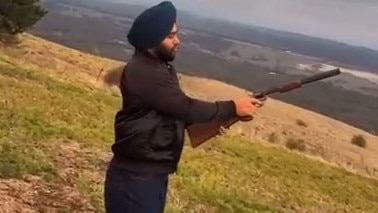 A social media video of a group of Indian men firing multiple blasts from several shotguns on a country property believed to be on the outskirts of Melbourne has raised concerns in the community.