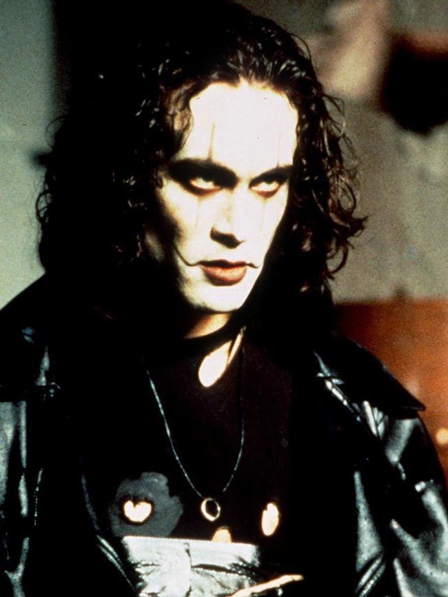 Brandon Lee in 1994’s The Crow.