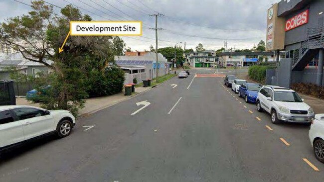 Google StreetView image of Plimsoll St, which residents say is already choked with traffic.