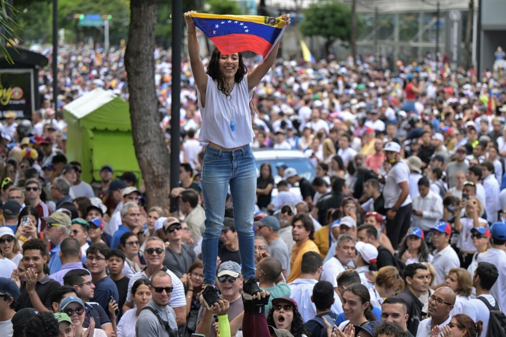 ‘We are not afraid’: Venezuelan opposition puts up peaceful resistance