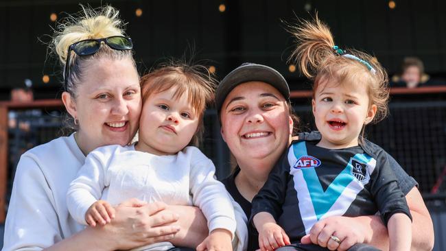 Georgie Brewster with Lola and, Tracey Dowdell with Henley. Picture: Russell Millard Photography