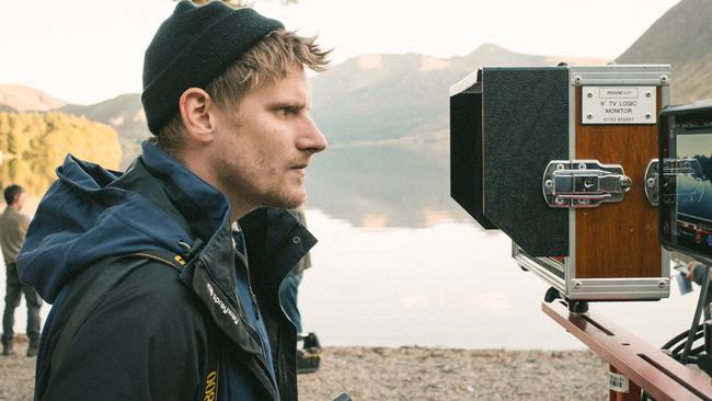 Director Harry Macqueen behind the scenes on Supernova. Picture: Madman
