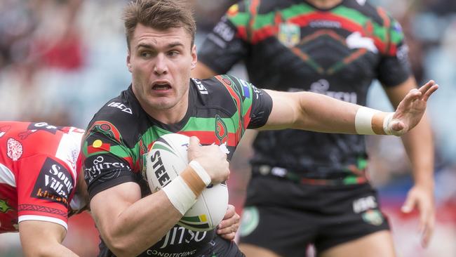 Angus Crichton was strong for the Rabbitohs.