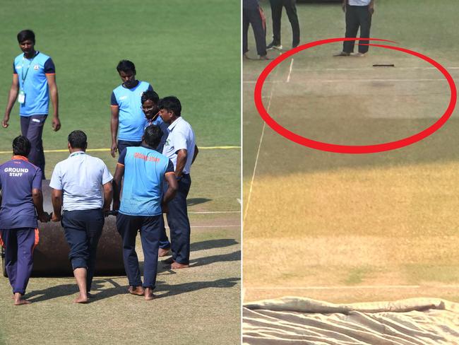 India have produced a very suspicious pitch in Nagpur.