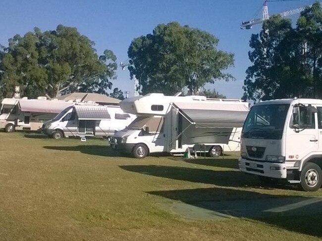 The Maroochydore State School welcomes motorhome groups to park on its grounds during school holidays. Picture: Maroochydore State School Facebook