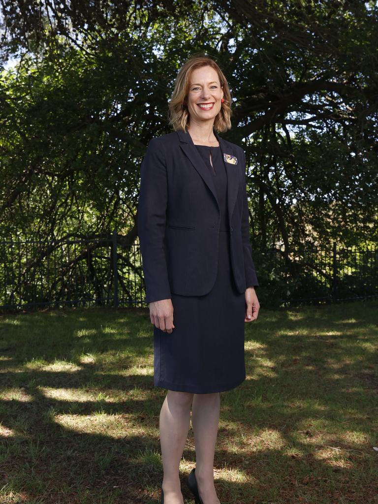 Labor candidate for Lyons Rebecca White. Prime Minister Anthony Albanese in Sorell to announce Rebecca White former state leader of Labor as the Lyons Labor candidate for the next federal election. Picture: Nikki Davis-Jones