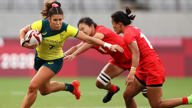 No one can touch Charlotte Caslick as the best player in the world. Picture: Dan Mullan/Getty Images