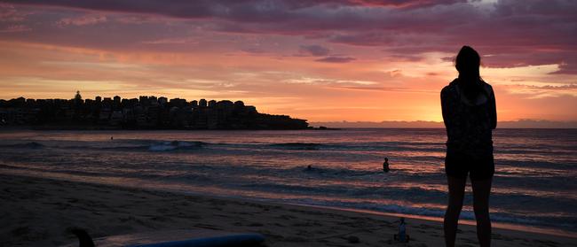 Sunrise before the heat of the day hits NSW. Picture: NCA NewsWire/Joel Carrett