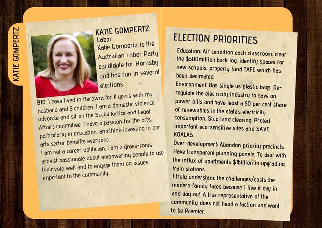 Australian Labor Party Candidate Katie Gompertz