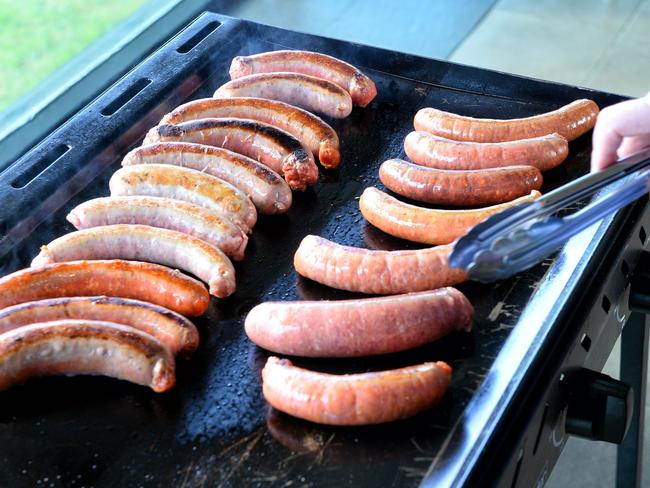 Even the humble sausage sizzle is not immune to inflation.