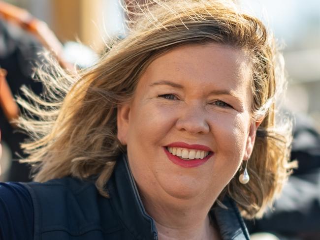 Liberal Member for Bass Bridget Archer, attended the Prime Minister Scott Morrison's visit to rock lobster vessel George Town, Tasmania, Saturday, February, April 2, 2022. Australia will sign a long-awaited free trade deal with India on Saturday, delivering benefits for exporters. SUPPLIED PMO